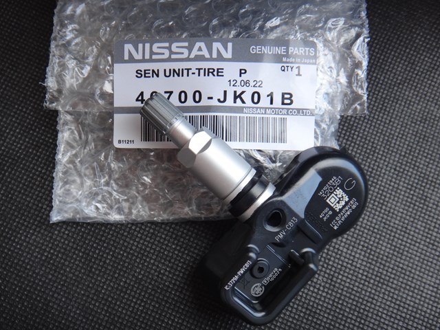 Датчик давления воздуха в шинах 40700JK01B NISSAN