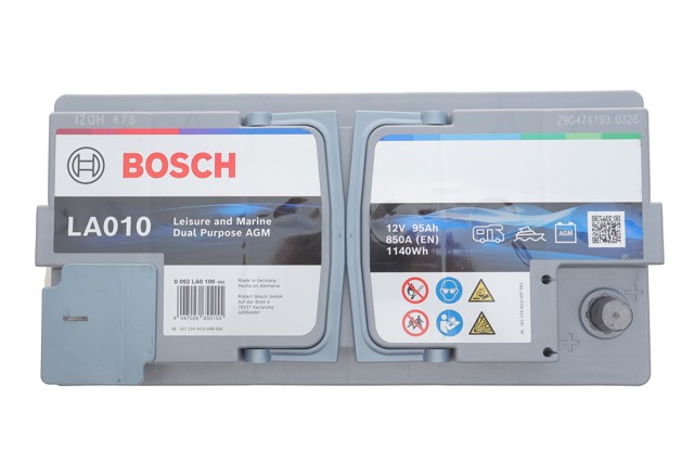 0092LA0100 BOSCH Аккумуляторная батарея (АКБ) купить в Тернополь