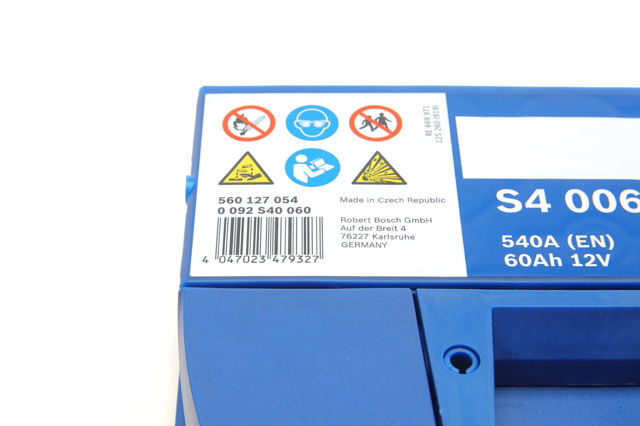 BOSCH 0092S40060 Аккумулятор в наличии Житомир