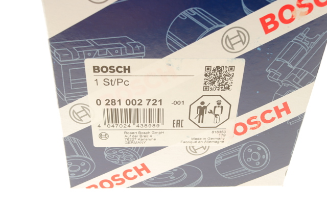 0281002721 BOSCH ДМРВ купить в Харьков