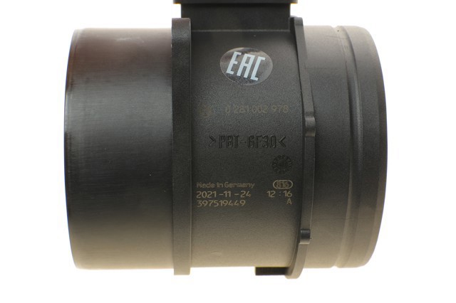 0281002978 BOSCH Датчик потока (расхода) воздуха, расходомер M.A.F. - (Mass Airflow) купить в Павлоград