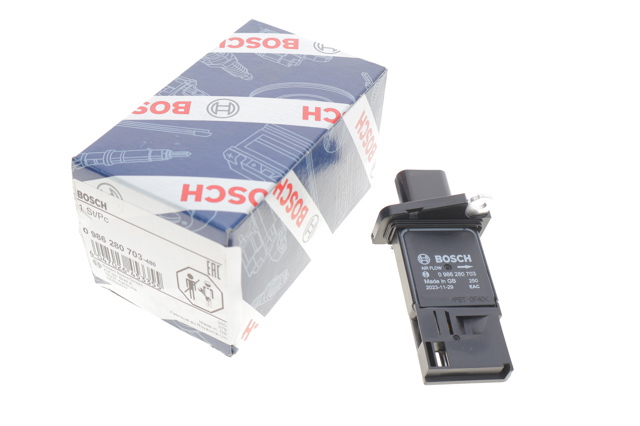 0986280703 BOSCH Датчик потока (расхода) воздуха, расходомер M.A.F. - (Mass Airflow) купить в Киев