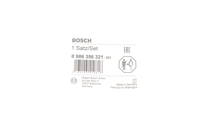 BOSCH 0986356321 Высоковольтные провода в наличии Львов