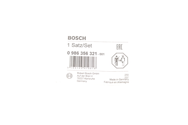 BOSCH 0986356321 Высоковольтные провода в наличии Украина