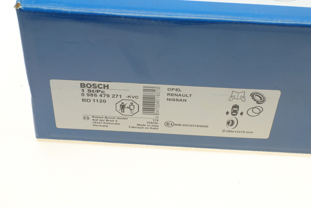 BOSCH 0986479271 Диск тормозной задний в наличии Львов
