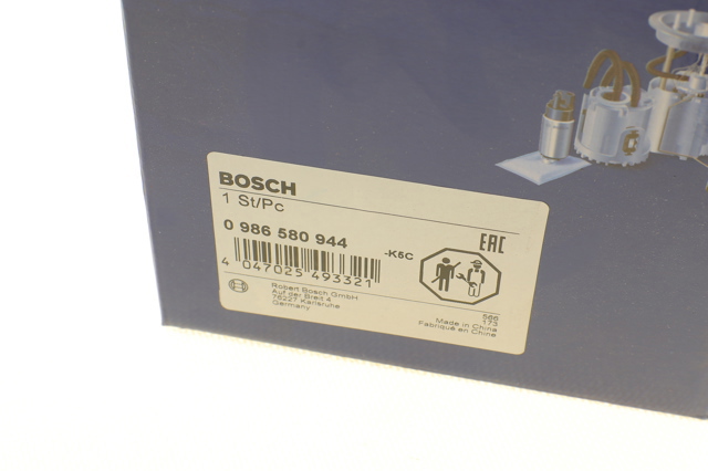 0986580944 BOSCH Бензонасос купить в Украина