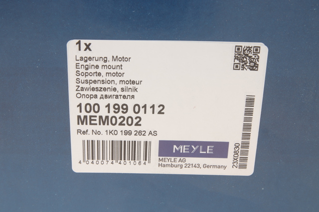 1001990112 MEYLE Правая подушка двигателя купить в Житомир
