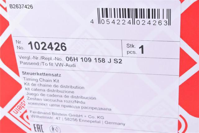 FEBI 102426 Комплект цепи ГРМ в наличии Львов