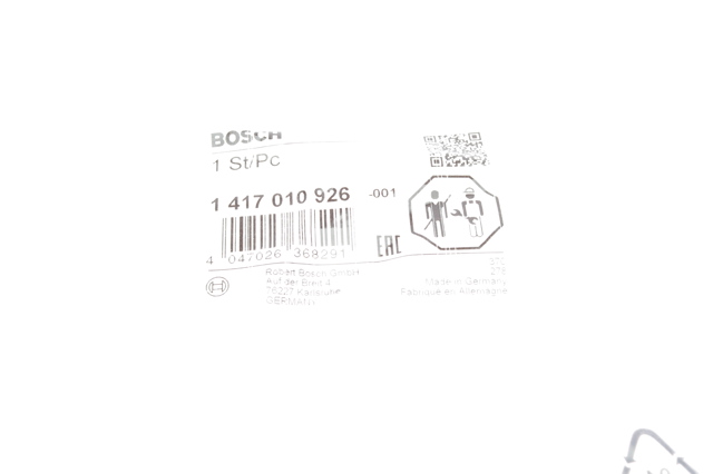 BOSCH 1417010926 Распылитель дизельной форсунки в наличии Черкассы