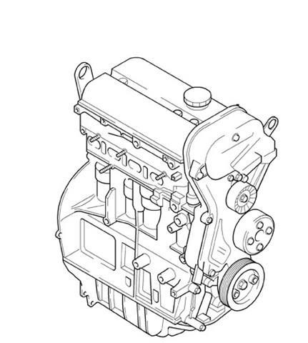 Двигатель в сборе 1897600 FORD