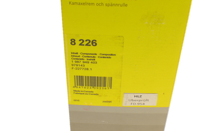 BOSCH 1987948226 Ремень ГРМ, комплект в наличии Черновцы