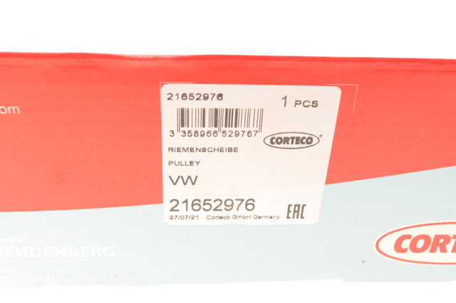 21652976 CORTECO Шкив коленвала купить в Кривой Рог