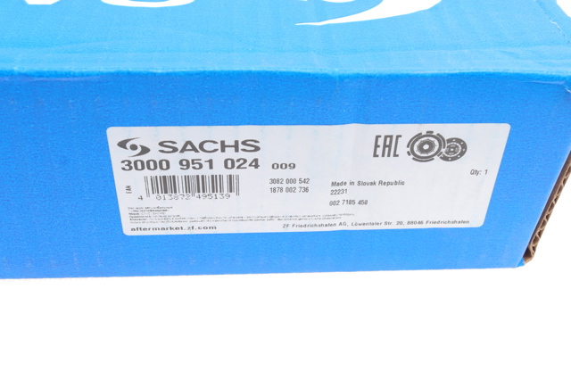 3000951024 SACHS Комплект сцепления купить в Кривой Рог