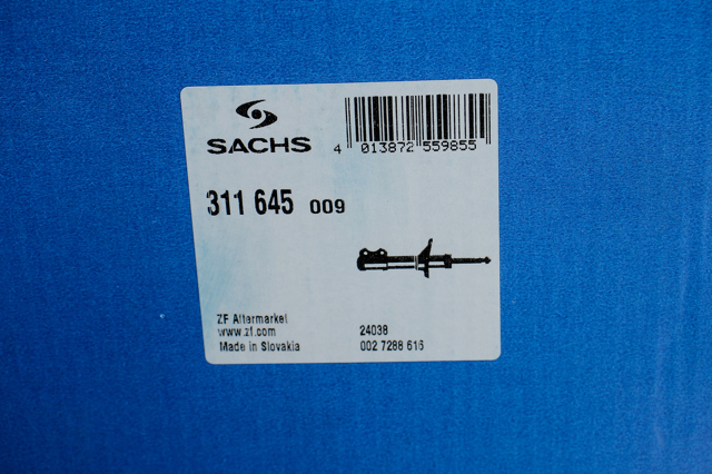 SACHS 311645 Амортизатор передний в наличии Киев