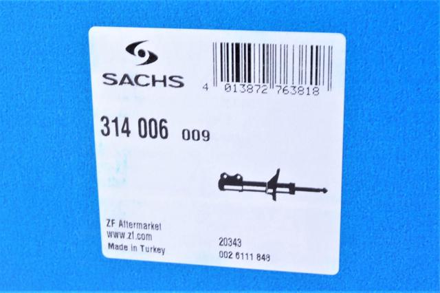 314006 SACHS Амортизатор передний купить в Ирпень