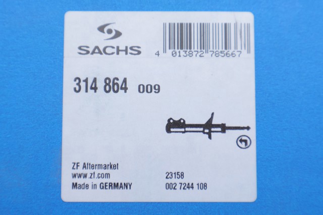 314864 SACHS Амортизатор передний левый купить в Львов