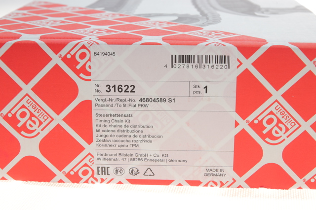 FEBI 31622 Комплект цепи ГРМ в наличии Винница