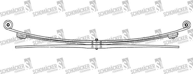 Задние рессоры 33781000 SCHOMACKER