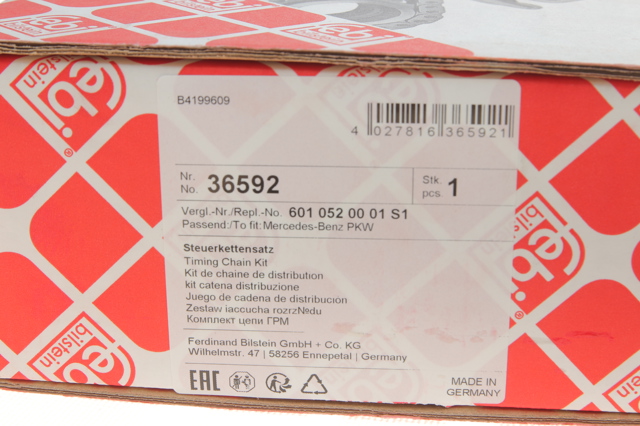 FEBI 36592 Комплект цепи ГРМ в наличии Тернополь