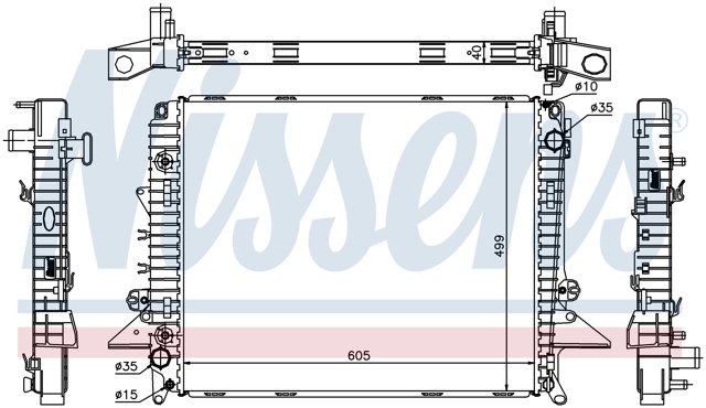 NISSENS 64321A Радиатор в наличии Ужгород