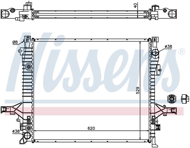 65613A NISSENS Радиатор купить в Львов