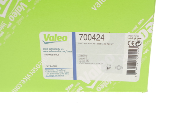 700424 VALEO Клапан ЕГР купить в Одесса