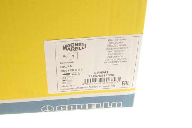 712676512096 MAGNETI MARELLI Фара правая купить в Украина