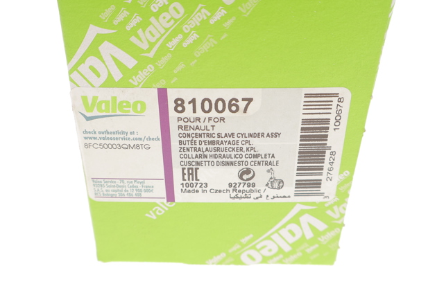 810067 VALEO Рабочий цилиндр сцепления в сборе купить в Черкассы