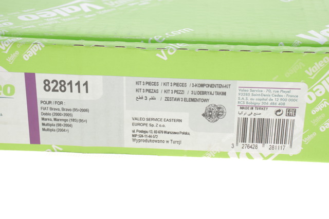 VALEO 828111 Комплект сцепления в наличии Украина