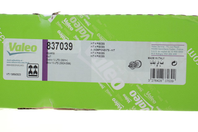 VALEO 837039 Комплект сцепления в наличии Винница