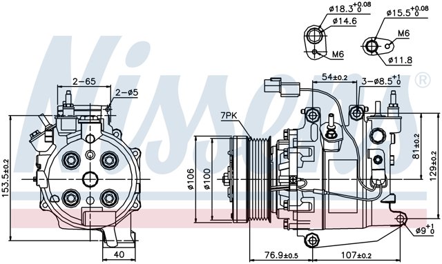 NISSENS 89246 Компрессор кондиционера в наличии Украина