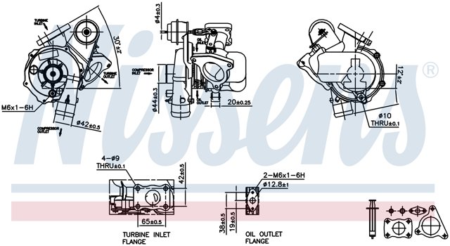 NISSENS 93094 Турбина в наличии Каменское