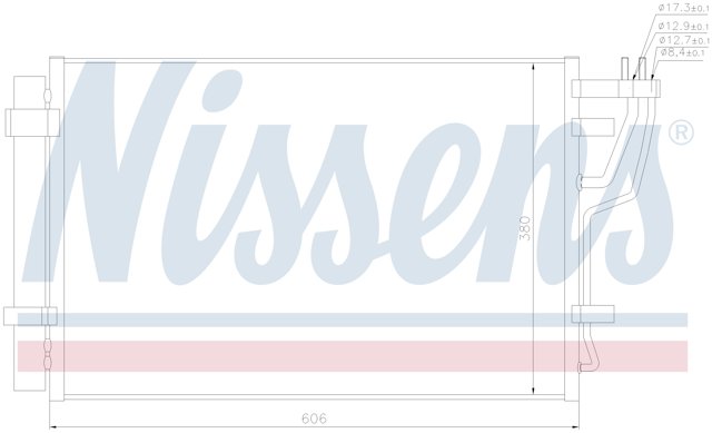NISSENS 940006 Радиатор кондиционера в наличии Ужгород
