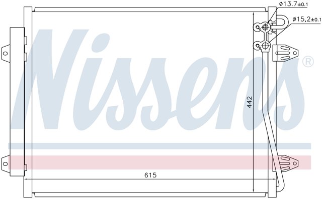 NISSENS 94832 Радиатор кондиционера в наличии Киев