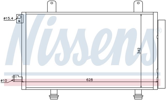 NISSENS 94979 Радиатор кондиционера в наличии Ужгород