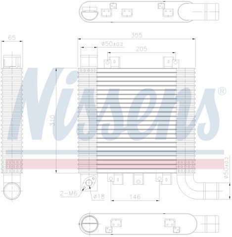 NISSENS 96366 Интеркулер в наличии Николаев