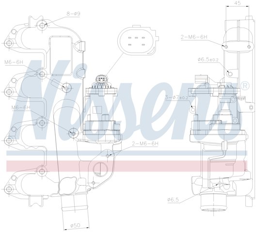 98234 NISSENS Коллектор впускной купить в Чернигов