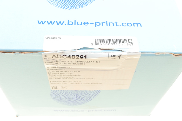 BLUE PRINT ADC48261 Передняя ступица в наличии Черновцы