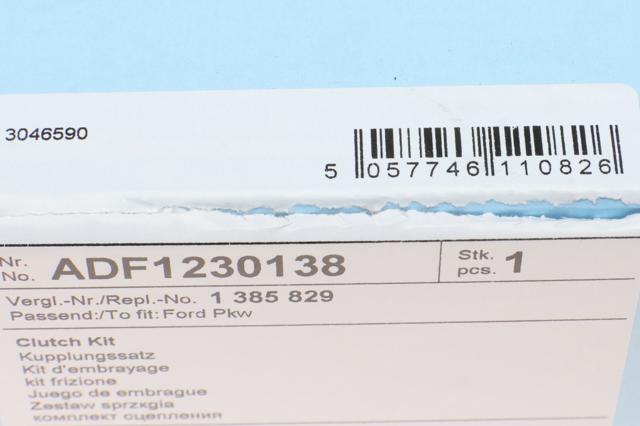 ADF1230138 BLUE PRINT Сцепление купить в Днепр