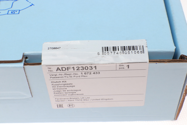 ADF123031 BLUE PRINT Сцепление купить в Харьков