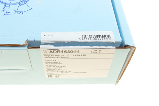 ADR163044 BLUE PRINT Комплект сцепления купить в Николаев