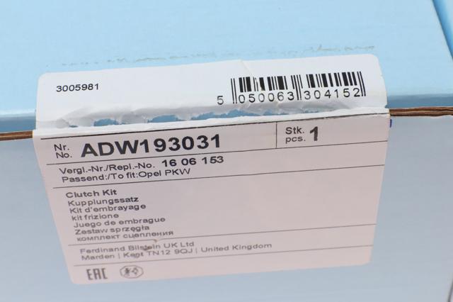 ADW193031 BLUE PRINT Сцепление купить в Днепр