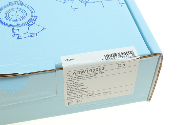 BLUE PRINT ADW193093 Сцепление в наличии Тернополь