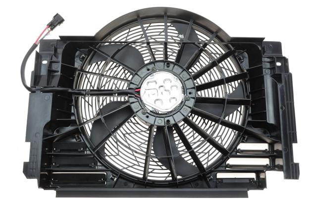 AVA BW7517 Диффузор радиатора кондиционера, в сборе с крыльчаткой и мотором в наличии Тернополь