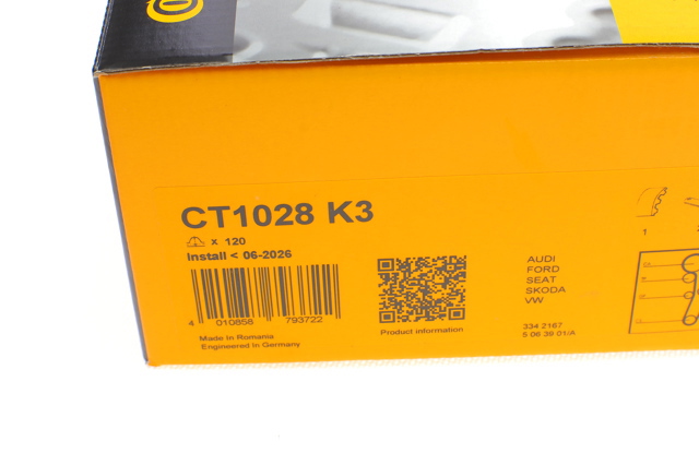 CONTINENTAL CT1028K3 Комплект ГРМ в наличии Тернополь