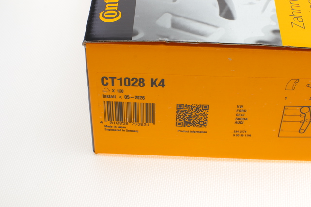 CONTINENTAL CT1028K4 Комплект ГРМ в наличии Ровно