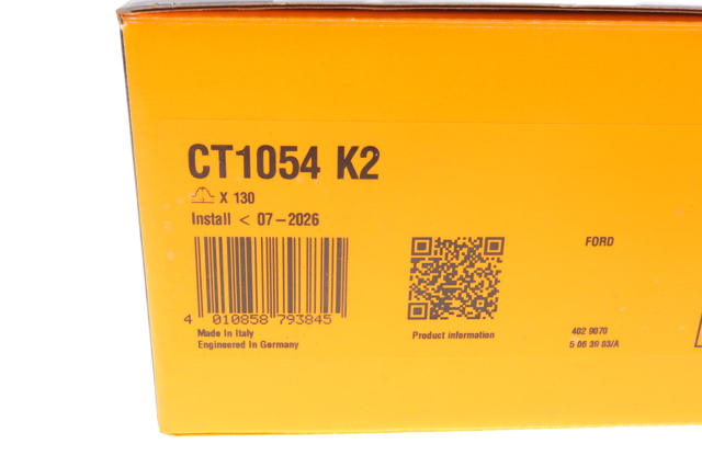 CONTINENTAL CT1054K2 Ремень ГРМ, комплект в наличии Николаев