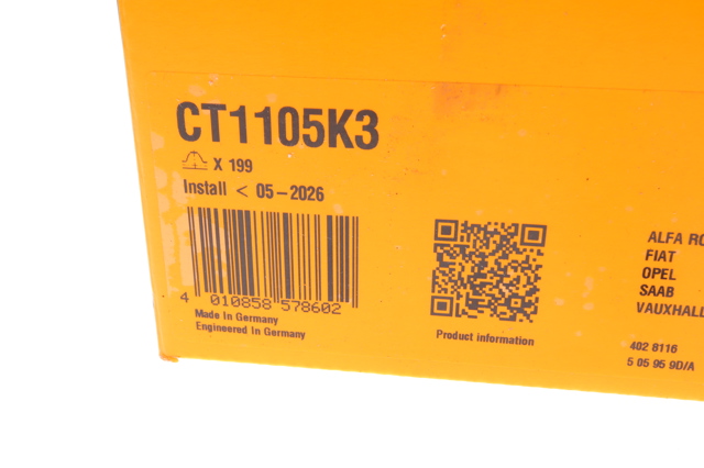 CT1105K3 Комплект ГРМ купить Тернополь