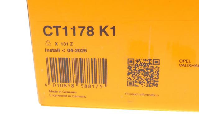 CONTINENTAL CT1178K1 Ремень ГРМ, комплект в наличии Ирпень