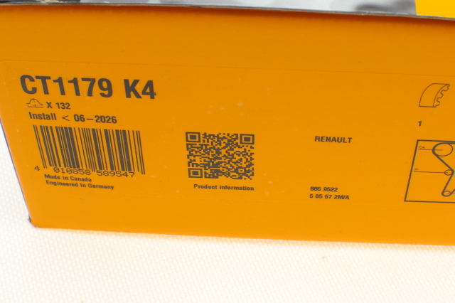 CT1179K4 CONTINENTAL Комплект ГРМ купить в Каменское
